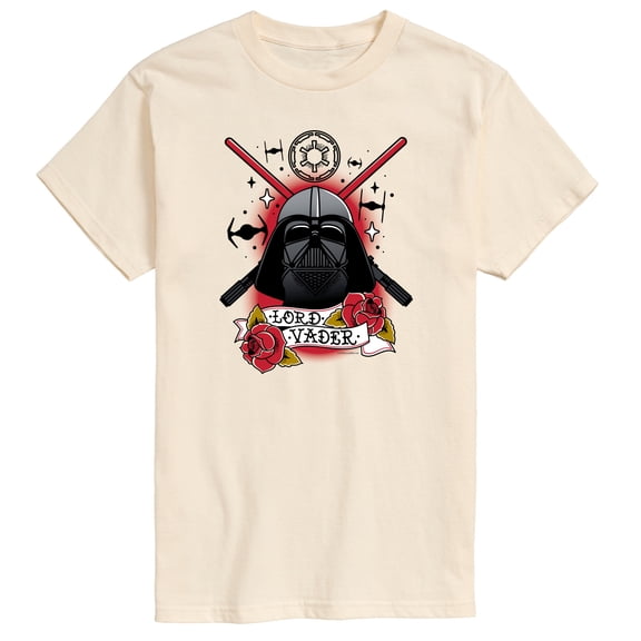 Star Wars - Darth Vader Traditional Tattoo - Men's Short Sleeve Graphic T-Shirt