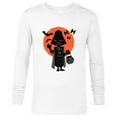 thumbnail image 1 of Star Wars Darth Vader Trick or Treat Halloween - Long Sleeve T-Shirt for Men - Customized-White, 1 of 5