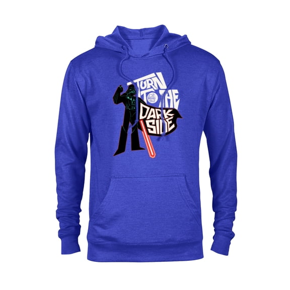 Star Wars Darth Vader Turn to the Dark Side Bold - Pullover Hoodie for Adults - Customized-Royal