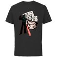 thumbnail image 1 of Star Wars Darth Vader Turn to the Dark Side Bold - Short Sleeve Cotton T-Shirt for Adults - Customized-Black, 1 of 5