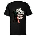 thumbnail image 1 of Star Wars Darth Vader Turn to the Dark Side Bold - Short Sleeve T-Shirt for Kids - Customized-Black, 1 of 5