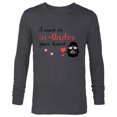 thumbnail image 1 of Star Wars Darth Vader Valentine Want to In-Vader Your Heart - Long Sleeve T-Shirt for Men - Customized-Charcoal Heather, 1 of 5