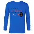 thumbnail image 1 of Star Wars Darth Vader Valentine Want to In-Vader Your Heart - Long Sleeve T-Shirt for Men - Customized-Navy, 1 of 5