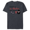 thumbnail image 1 of Star Wars Darth Vader Valentine Want to In-Vader Your Heart - Short Sleeve Blended T-Shirt for Adults - Customized-Navy Heather, 1 of 5