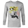 thumbnail image 1 of Star Wars Darth Vader Vintage Japanese Block Print Style - Long Sleeve T-Shirt for Men - Customized-Athletic Heather, 1 of 5