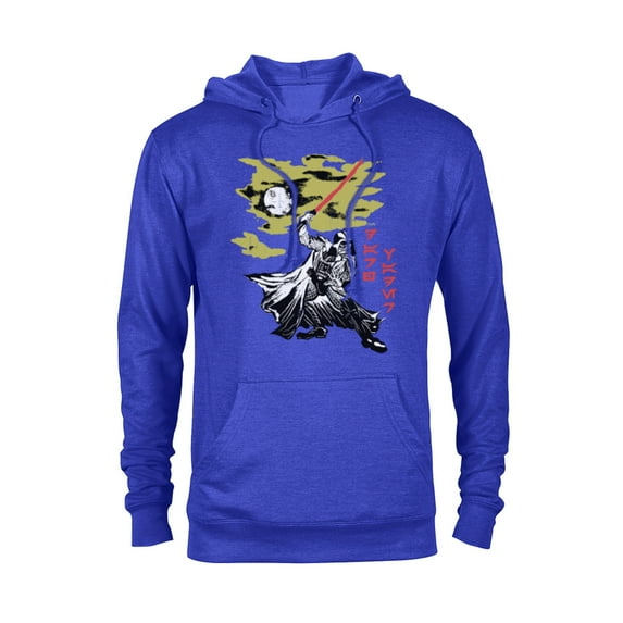Star Wars Darth Vader Vintage Japanese Block Print Style - Pullover Hoodie for Adults - Customized-Royal
