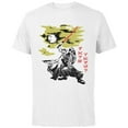 thumbnail image 1 of Star Wars Darth Vader Vintage Japanese Block Print Style - Short Sleeve Cotton T-Shirt for Adults - Customized-White, 1 of 5