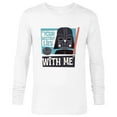 thumbnail image 1 of Star Wars Darth Vader Your Destiny Lies With Me Stylized - Long Sleeve T-Shirt for Men - Customized-White, 1 of 5