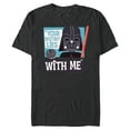 thumbnail image 1 of Star Wars Darth Vader Your Destiny Lies With Me Stylized - Short Sleeve Blended T-Shirt for Adults - Customized-Dark Heather, 1 of 5