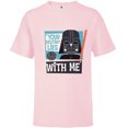 thumbnail image 1 of Star Wars Darth Vader Your Destiny Lies With Me Stylized - Short Sleeve T-Shirt for Kids - Customized-Soft Pink, 1 of 5