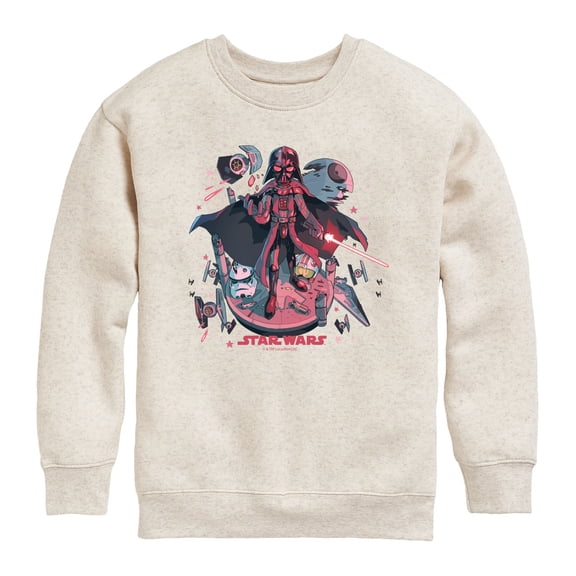 Star Wars - Darth Vader - Youth Boys Crew Fleece Sweatshirt