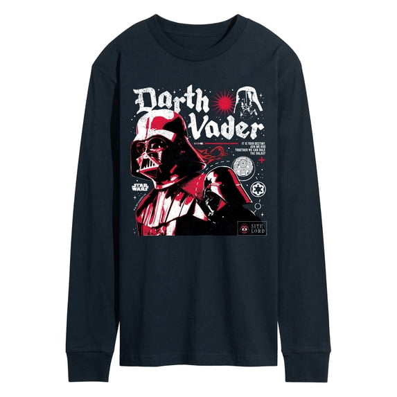 Star Wars - Darth Vader Zine Men's Long Sleeve Graphic T-Shirt