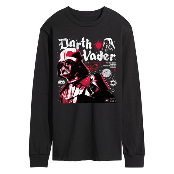 Star Wars - Darth Vader Zine Men's Long Sleeve Graphic T-Shirt