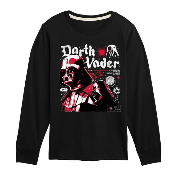 Star Wars - Darth Vader Zine - Toddler And Youth Long Sleeve Tee