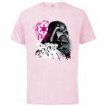 thumbnail image 1 of Star Wars Darth Vader and Imperial Symbol Graffiti - Short Sleeve Cotton T-Shirt for Adults - Customized-Soft Pink, 1 of 5