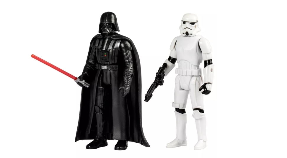 Star Wars Darth Vader and Stormtrooper Action Figure Set