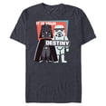 thumbnail image 1 of Star Wars Darth Vader and Stormtrooper It is Your Destiny - Short Sleeve Blended T-Shirt for Adults - Customized-Navy Heather, 1 of 5