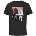 thumbnail image 1 of Star Wars Darth Vader and Stormtrooper It is Your Destiny - Short Sleeve Cotton T-Shirt for Adults - Customized-Black, 1 of 5