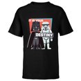 thumbnail image 1 of Star Wars Darth Vader and Stormtrooper It is Your Destiny - Short Sleeve T-Shirt for Kids - Customized-Black, 1 of 5