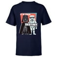 thumbnail image 1 of Star Wars Darth Vader and Stormtrooper It is Your Destiny - Short Sleeve T-Shirt for Kids - Customized-Navy, 1 of 5