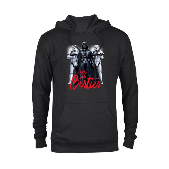 Star Wars Darth Vader and Stormtroopers Dark Side Besties - Pullover Hoodie for Adults - Customized-Black