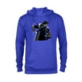 thumbnail image 1 of Star Wars Darth Vader and TIE Advanced Starfighter - Pullover Hoodie for Adults - Customized-Royal, 1 of 5