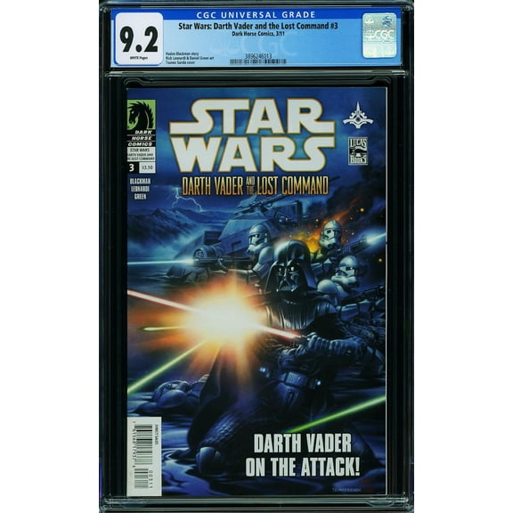 Star Wars: Darth Vader and the Lost Command #3 - CGC 9.2 Comic Book
