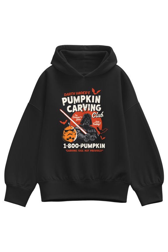 - Darth Vader's Pumpkin Carving Club - Women's Oversized Fleece Hoodie Sweatshirt
