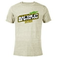 thumbnail image 1 of Star Wars Day Grogu May The 4th Be With You 2022 - Short Sleeve Blended T-Shirt for Adults - Customized-Yellow, 1 of 5