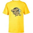 thumbnail image 1 of Star Wars Day May the 4th Be With You 2023 Death Star Retro - Short Sleeve T-Shirt for Kids - Customized-Yellow, 1 of 5