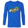 thumbnail image 1 of Star Wars Day May the 4th Be With You 2023 Logo Grogu - Long Sleeve T-Shirt for Men - Customized-Navy, 1 of 5