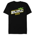 thumbnail image 1 of Star Wars Day May the 4th Be With You 2023 Logo Grogu - Short Sleeve Blended T-Shirt for Adults - Customized-Black, 1 of 5