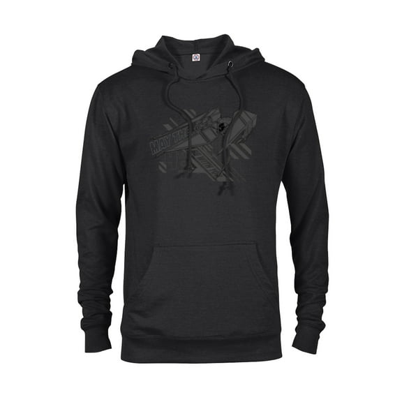 Star Wars Day May the 4th Be With You Kylo Ren TIE Fighter - Pullover Hoodie for Adults - Customized-Black