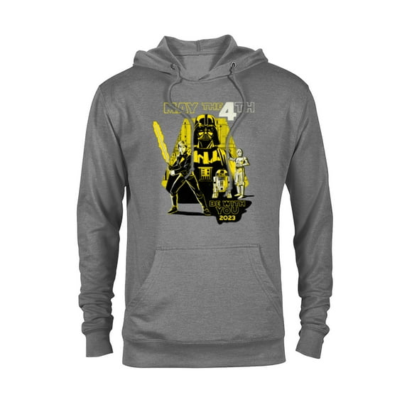 Star Wars Day May the 4th Be With You Return of the Jedi 40 - Pullover Hoodie for Adults - Customized-Athletic Heather