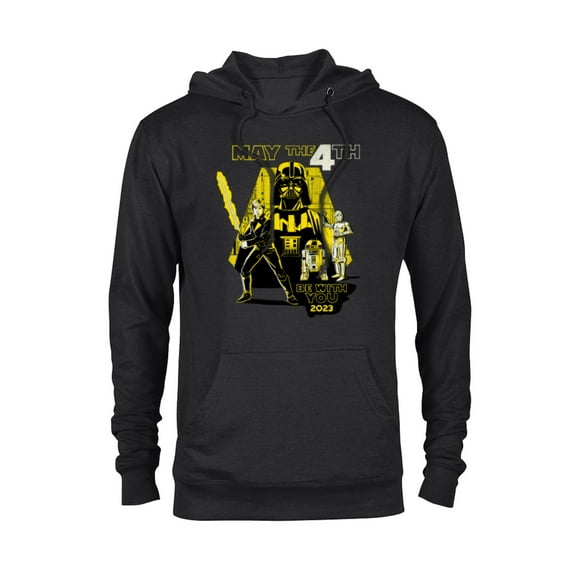 Star Wars Day May the 4th Be With You Return of the Jedi 40 - Pullover Hoodie for Adults - Customized-Black