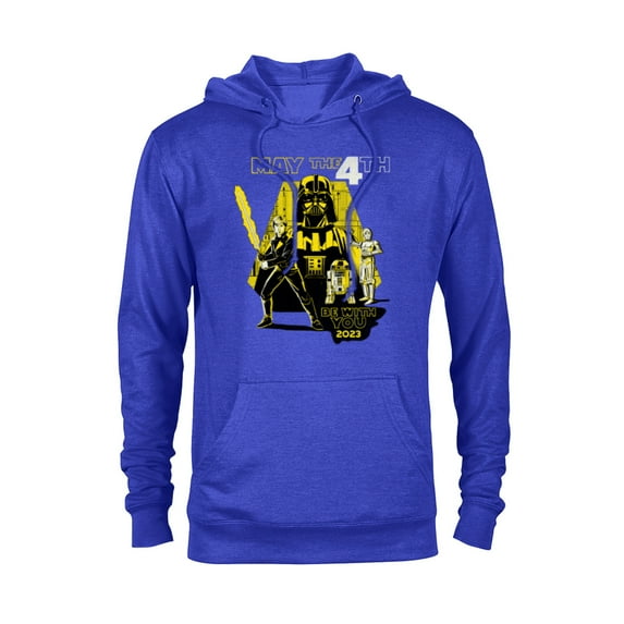 Star Wars Day May the 4th Be With You Return of the Jedi 40 - Pullover Hoodie for Adults - Customized-Royal