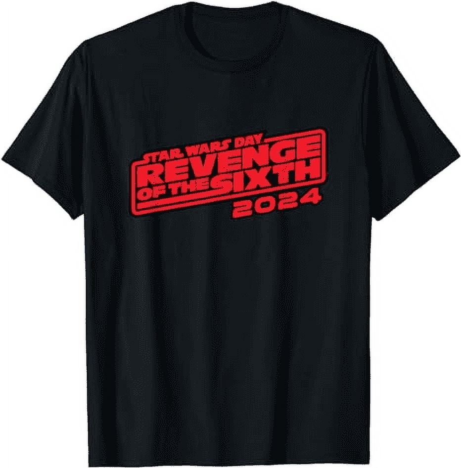 Star Wars Day Revenge of the Sixth May 6th 2024 Angled Logo TShirt
