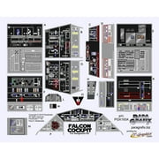 Star Wars - DeAgostini Millenium Falcon Cockpit Decals - PGX193A