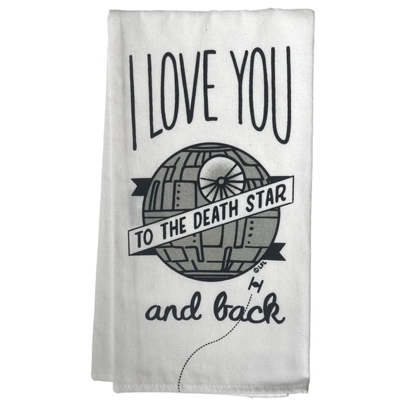 Star Wars Death Star & Back Kitchen Towel Set - 2 Dish Towels