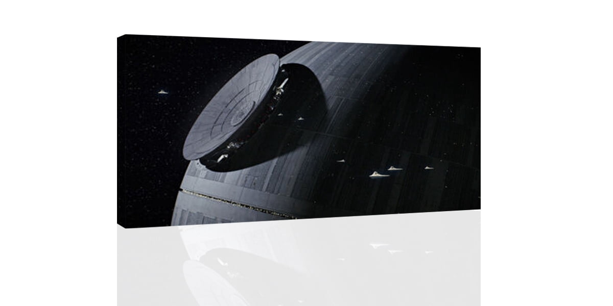 Star Wars Death Star - CANVAS OR PRINT WALL ART - Walmart.com