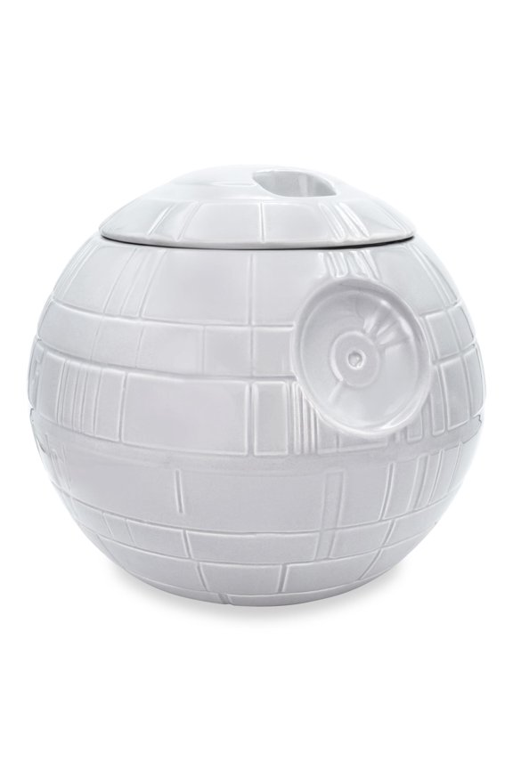 Death Star Ceramic Cookie Jar Container | 10 Inches Tall