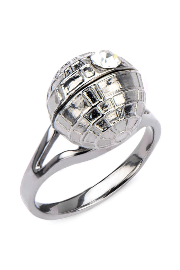 Death Star Ring - Stainless Steel 3D Ring - Size - 8