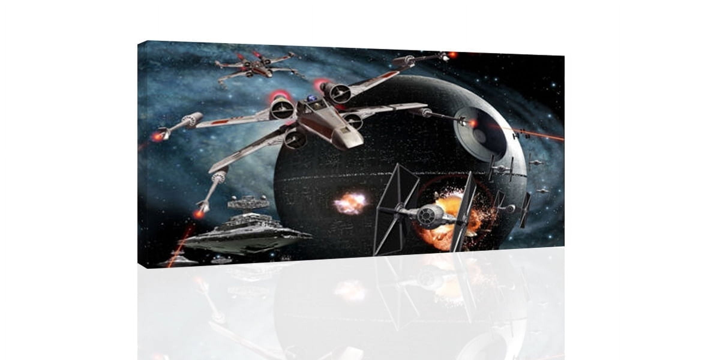 Star Wars Death Star Ships - CANVAS OR PRINT WALL ART - Walmart.com