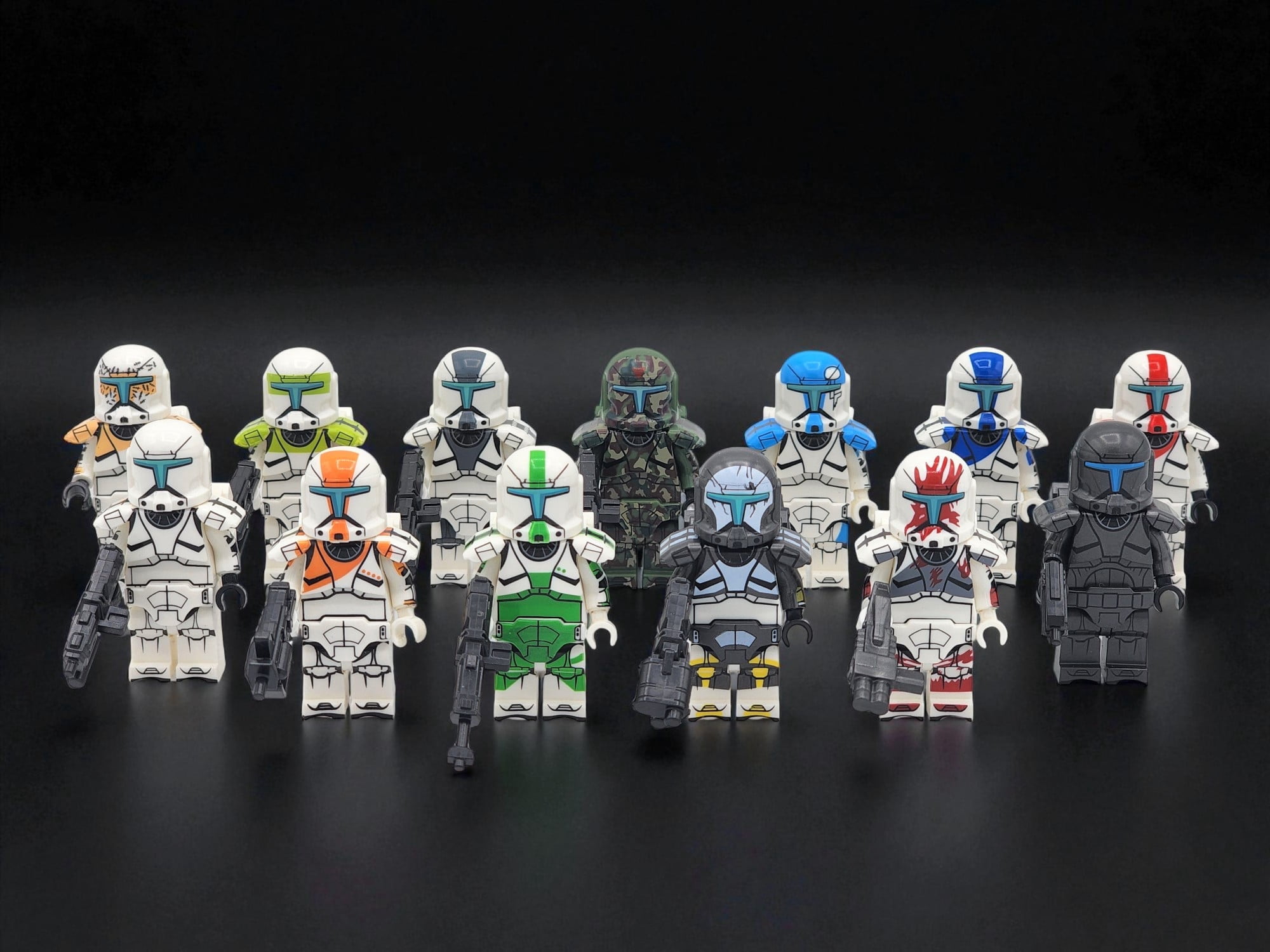スターウォーズ　フィギュアセット Star Wars Delta Squad Star Wars Delta Squad Clone Commandos Assortment 13x Minifigures