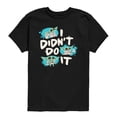 thumbnail image 1 of Star Wars - Didn't Do It Grogu - Toddler Boys Short Sleeve Graphic T-Shirt, 1 of 4