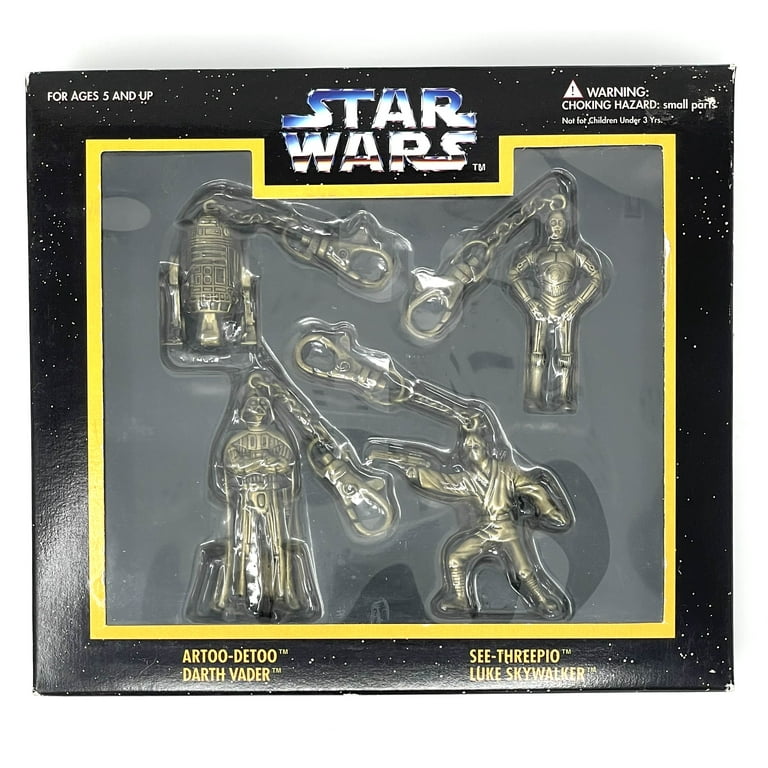 1996 Placo Toys Star Wars Die Cast Figure Metal Key Chains Box Set
