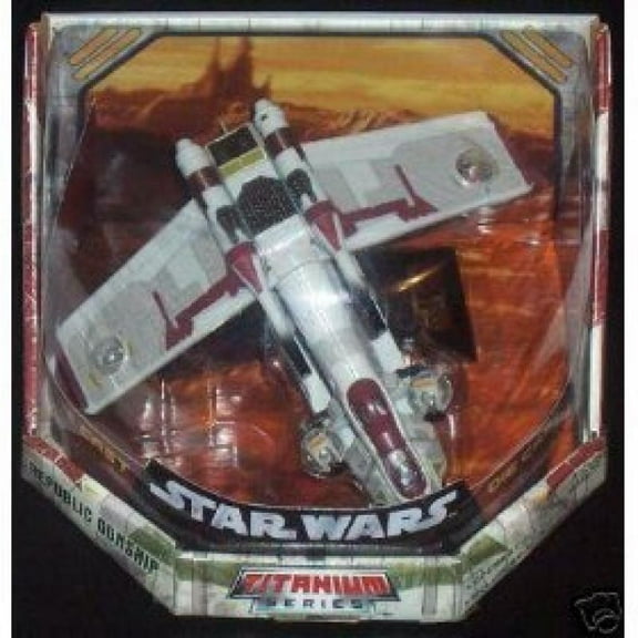 Star Wars Die Cast Titanium 1:24 Republic Gunship