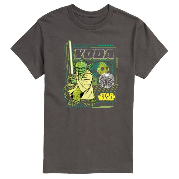 Star Wars - Digital Yoda - Men's Short Sleeve Tee
