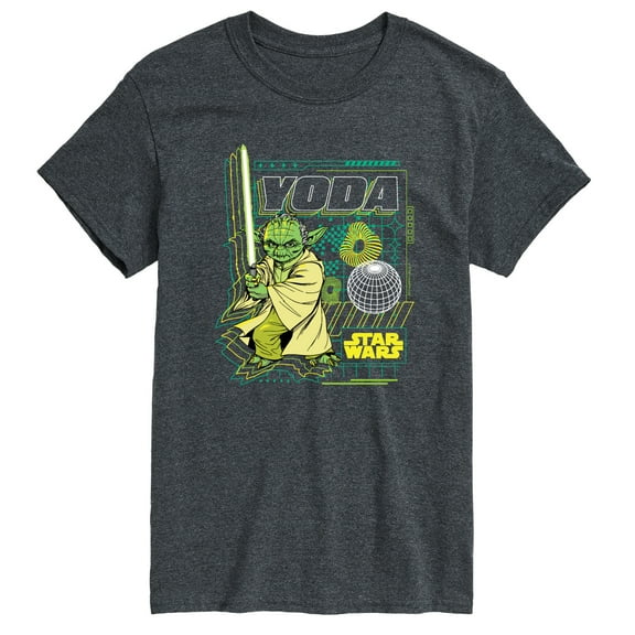 Star Wars - Digital Yoda - Men's Short Sleeve Tee
