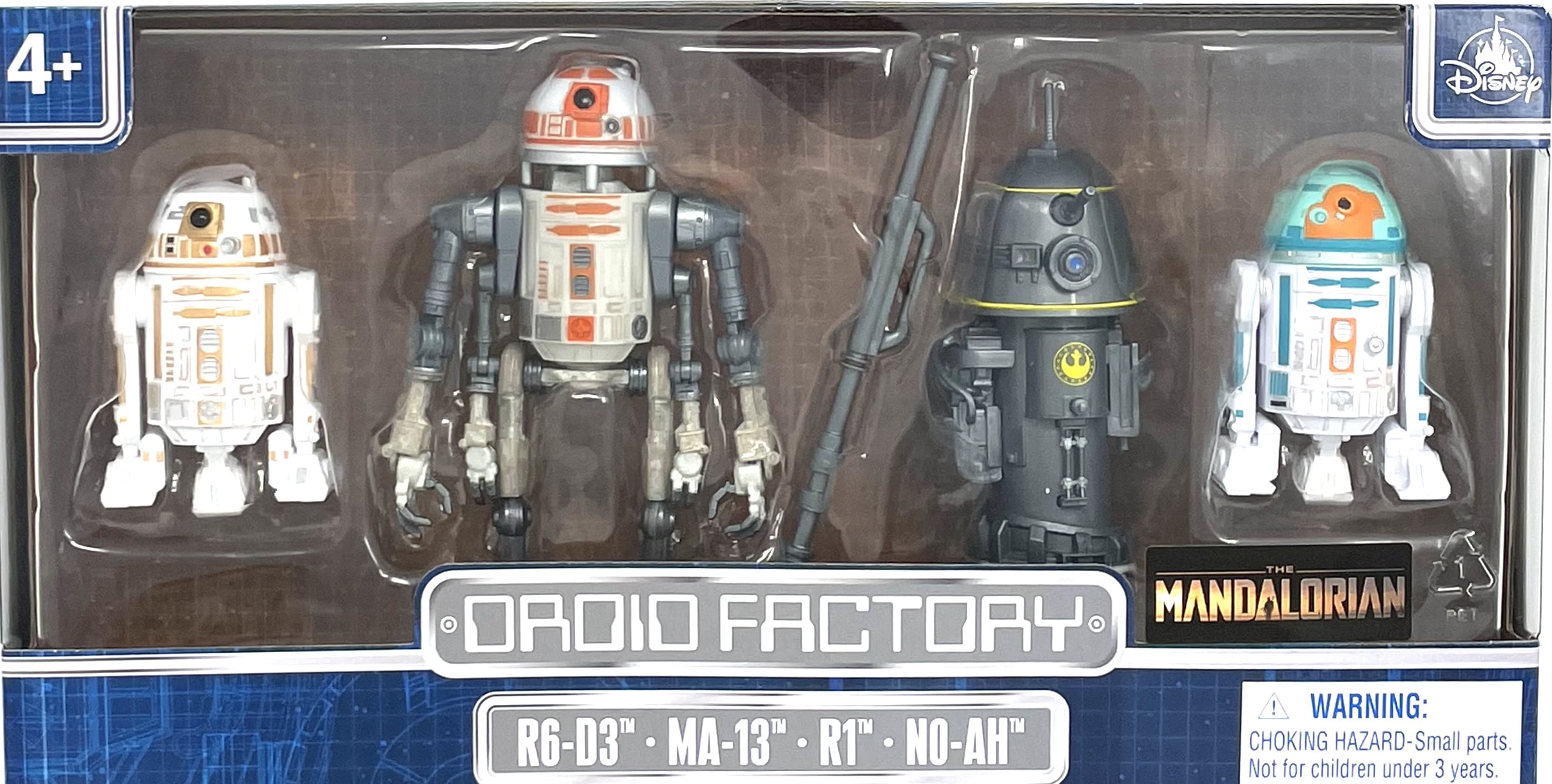 STARWARS Droid Factory フィギュアセット Disney Parks Star Wars Mandalorian Droid Factory Set, 4-Piece, R6